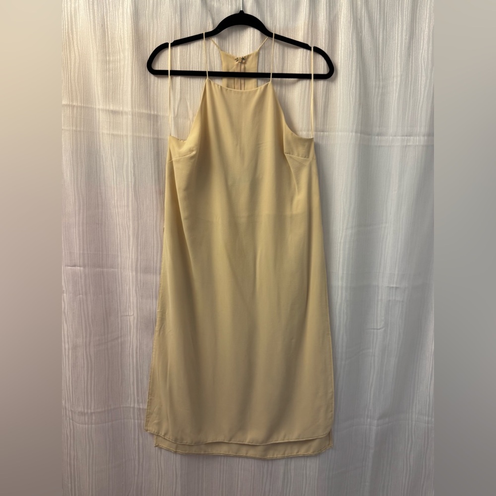 Astr Cream Midi Dress